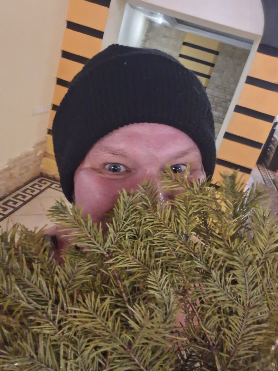 Пихтовый веник, аромотерапия просто зашкаливающий запах