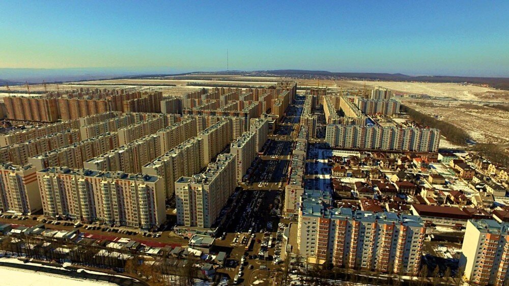 Самый густонаселённый район города Ставрополя