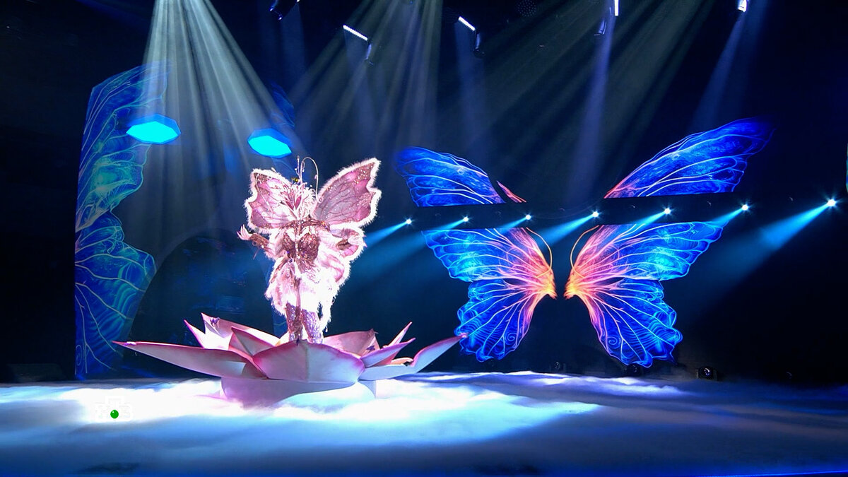 Бабочка — костюм-шедевр, одна из самых красивых масок пятого сезона 