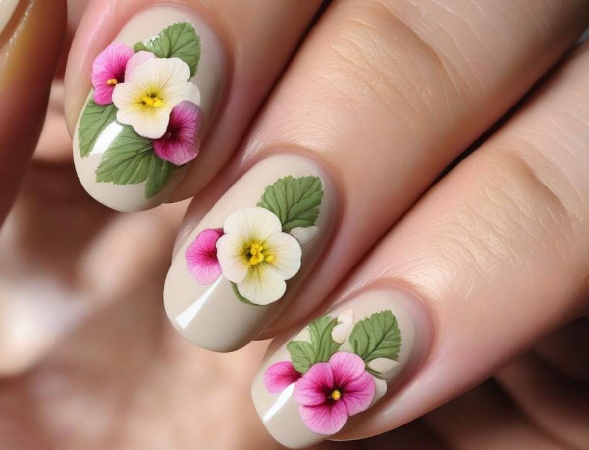 Pin by Irena Burgar on Projects to try Stylish nails designs, Floral nails, Styl
