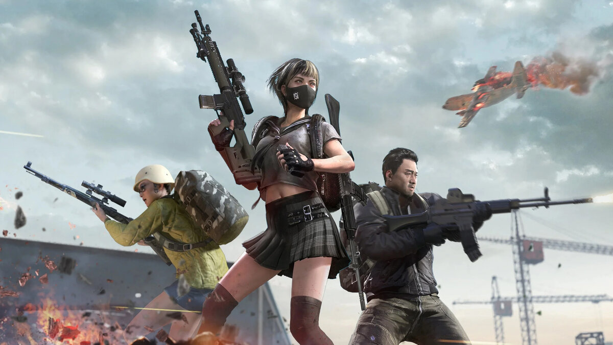 Игра ПАБГ мобайл.