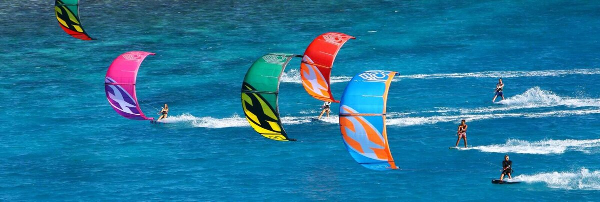 обучение кайтсерфингу в Хургаде