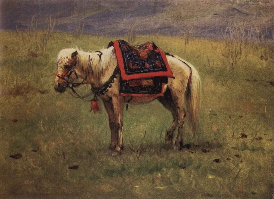 «Гималайский пони» (Василий Верещагин, 1875)