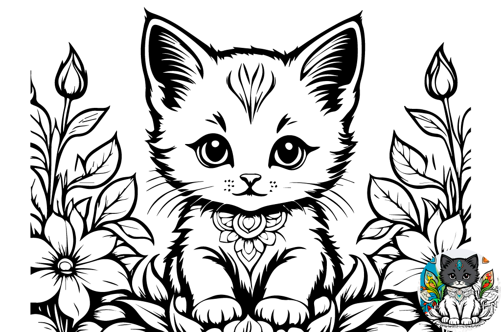 Раскраска маленьких котиков. Котенок. Котенок. Раскраска кошечка. Котенок.