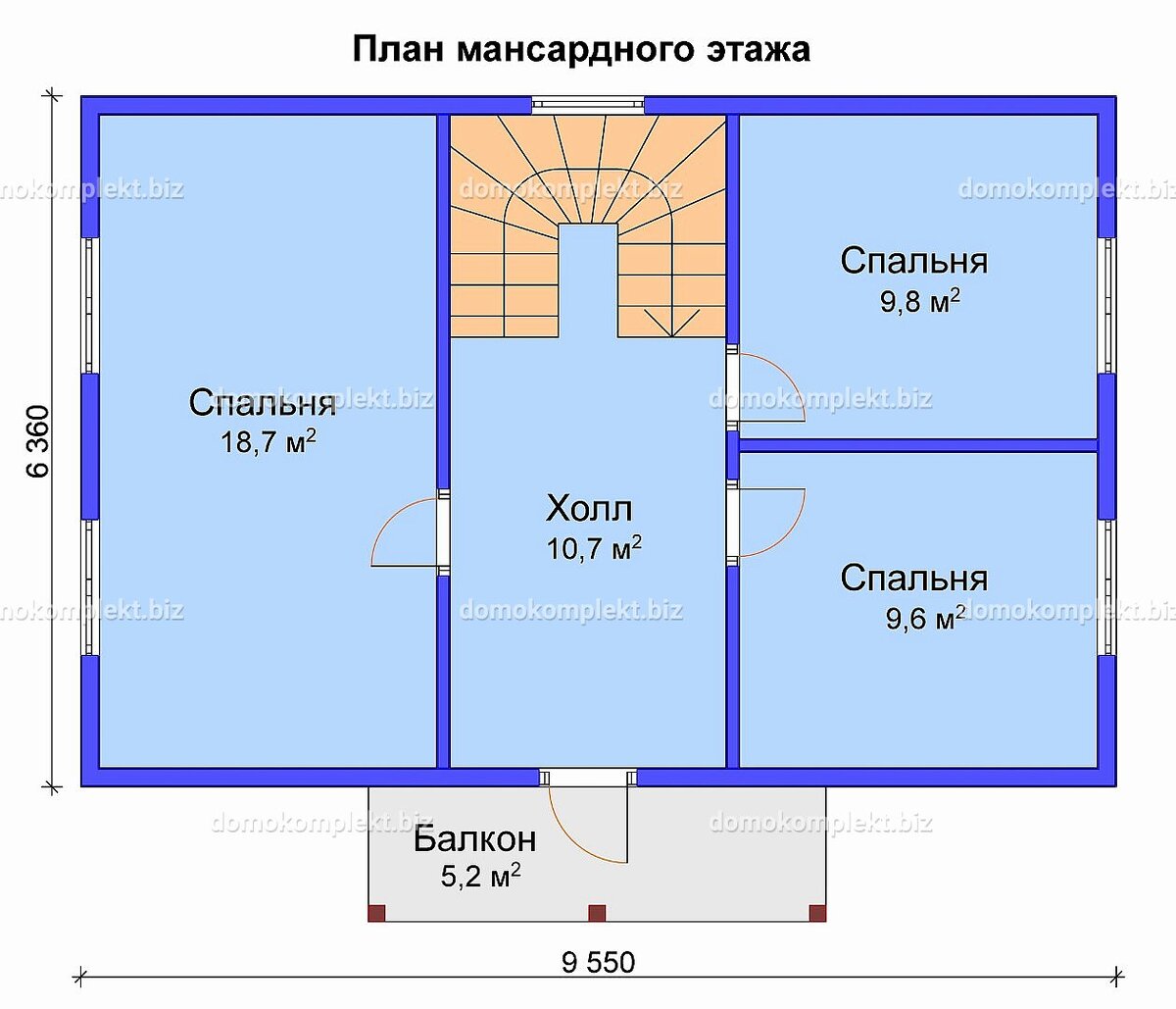 Простой и уютный дом по проекту 