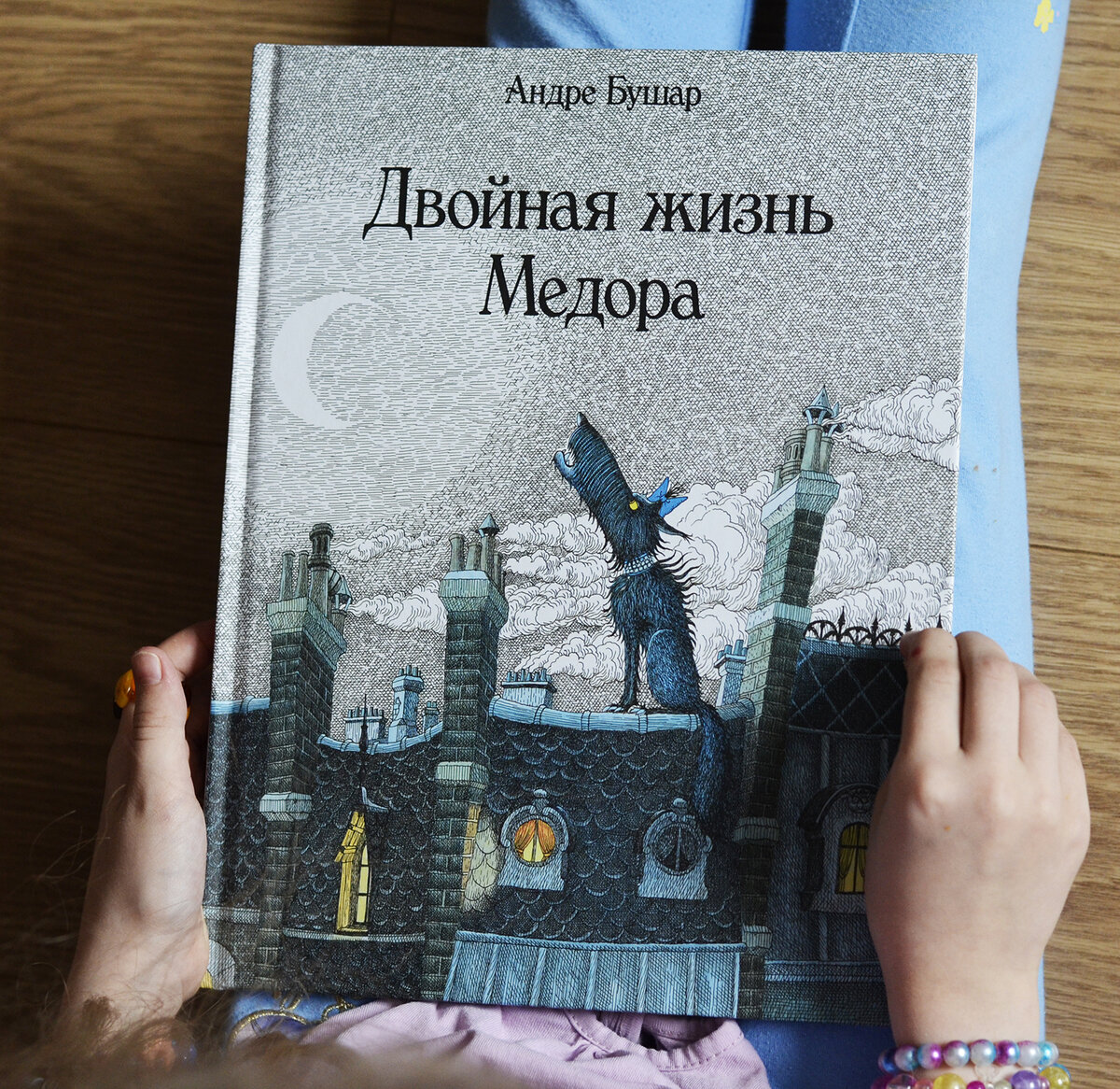 Забавная книга французского автора и иллюстратора Андре Бушара вышла в издательстве «Поляндрия» - «Двойная жизнь Медора».