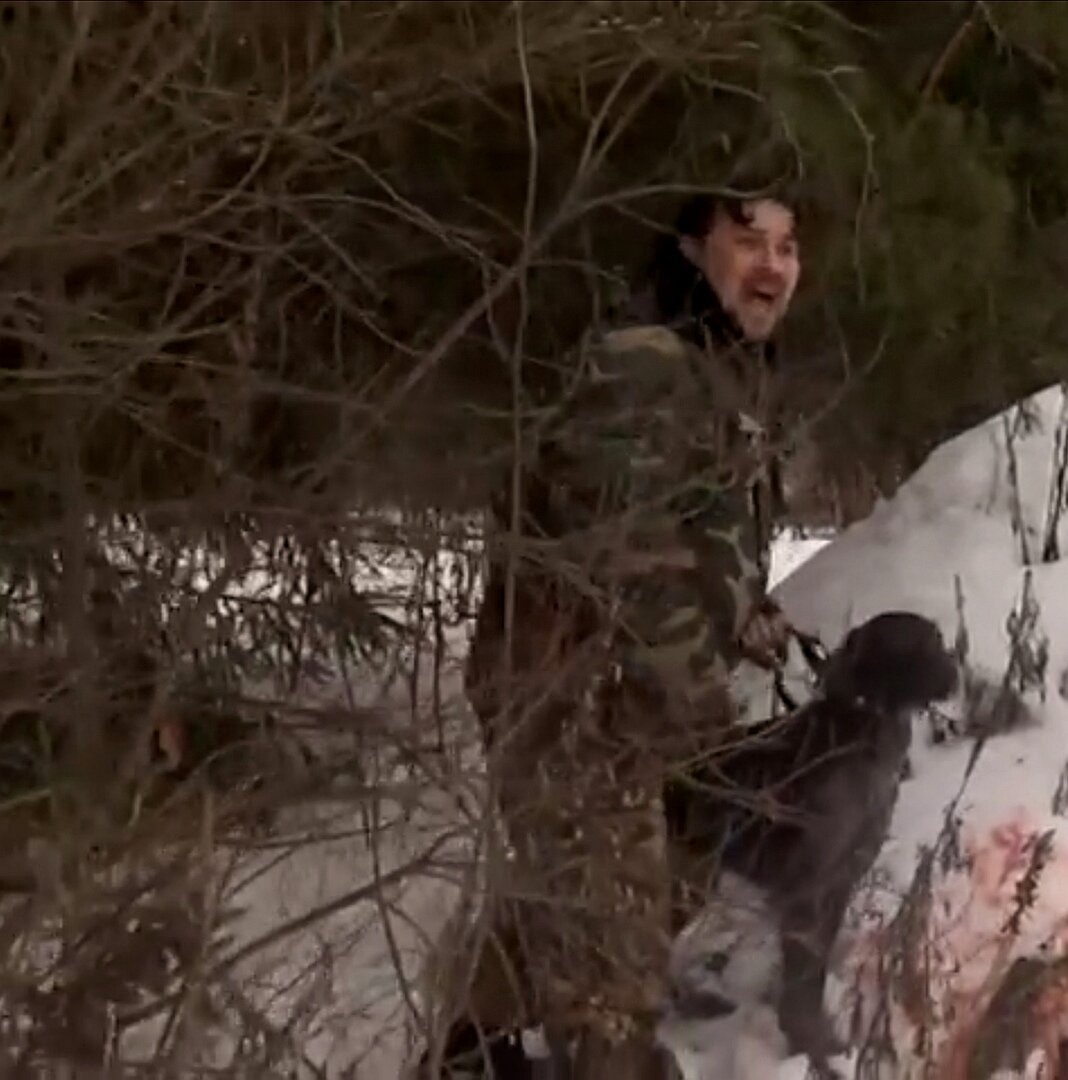 В фильме И. Четверикова "Иллюзия охоты" все собаки отработали великолепно