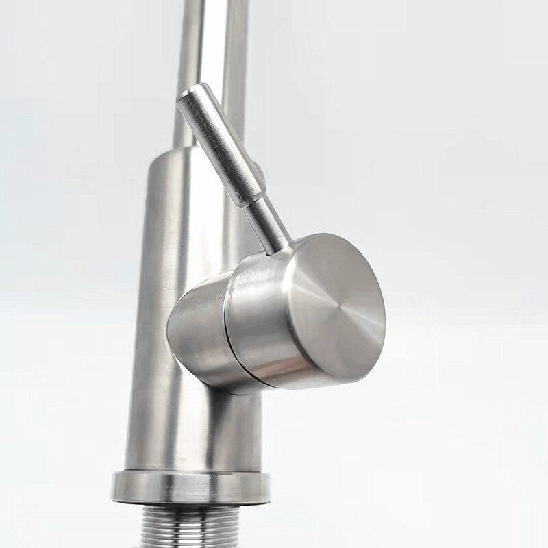 Материал смесителя - пищевая нержавеющая сталь.