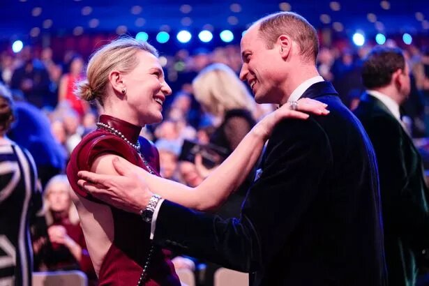 Принц Уильям с Кейт Бланшетт на церемонии вручения кинопремии BAFTA в Лондоне на прошлой неделе. Фото Getty Images для BAFTA