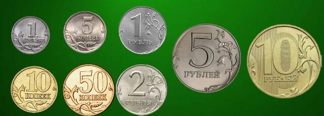 Монеты РФ.
