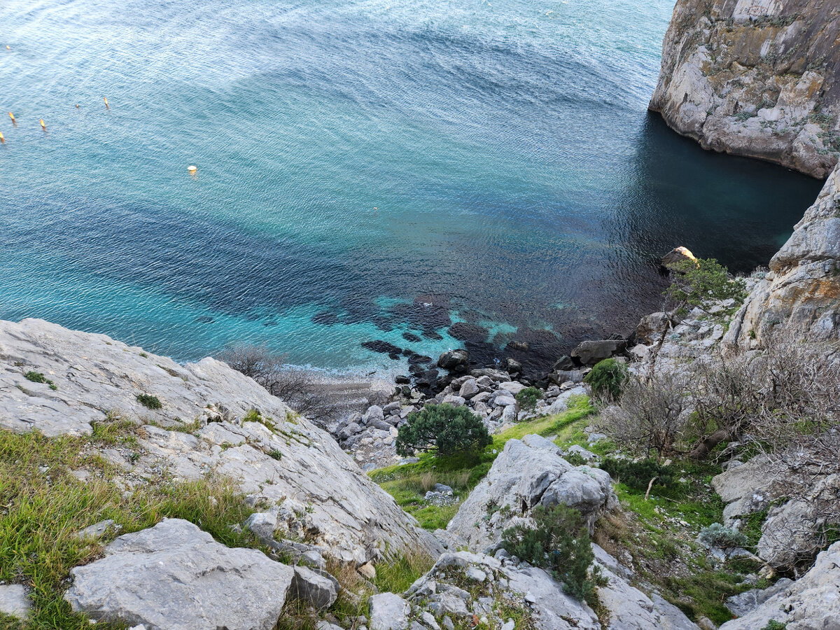 Пляж на Южном берегу Крыма