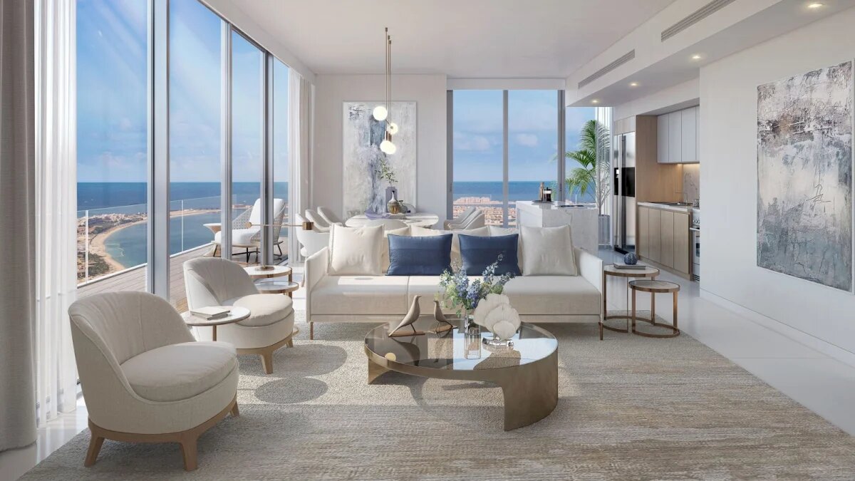 Интерьер гостиной. Beach Isle 