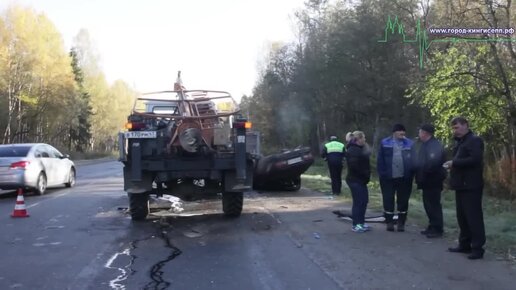 Жигуль с грузовиком дтп в Гингисепе