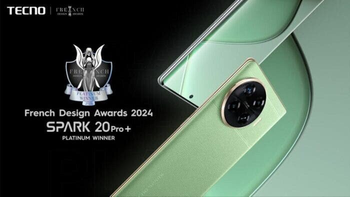 Tecno Spark 20 Pro + Удостоен Двух Престижных Наград Французского Дизайна В 2024 Году