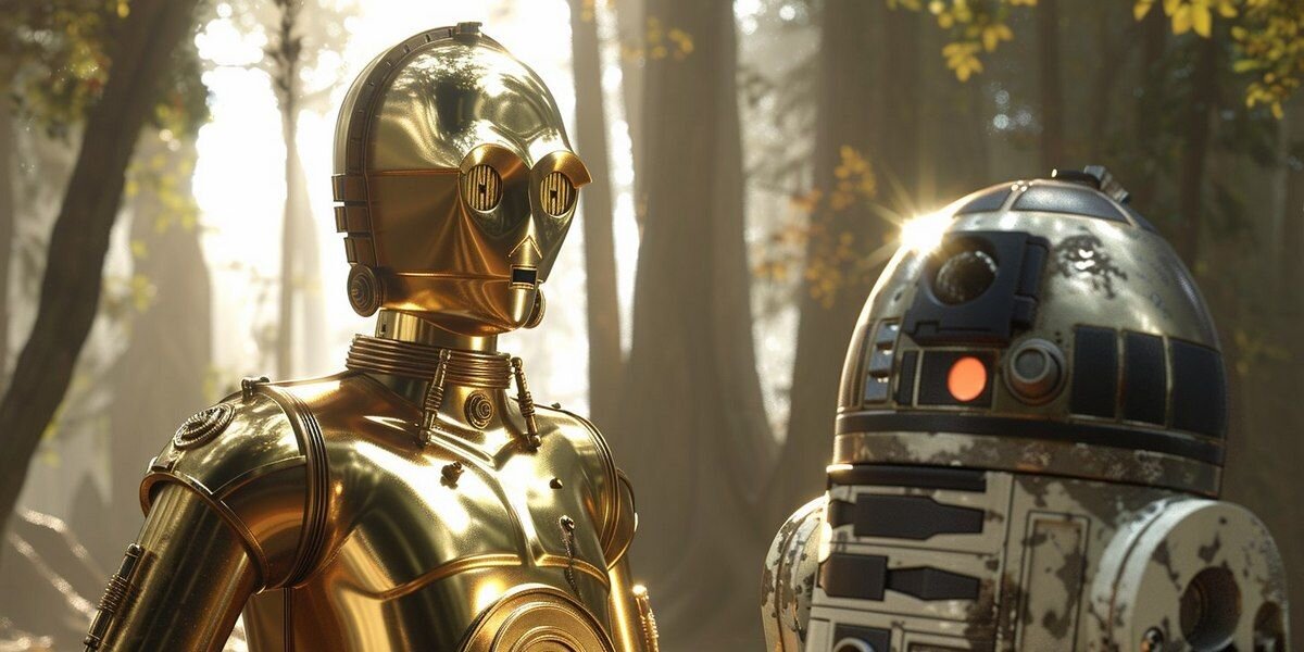 Роботы СиТриПио и ЭрДваДэДва — главный комический элемент киносаги📷
