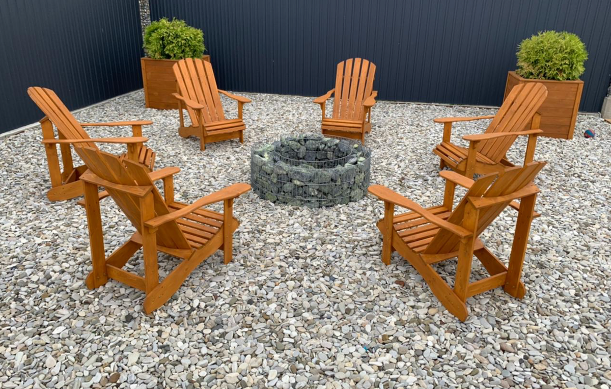 Фото нашил кресел на костровой зоне от покупателя