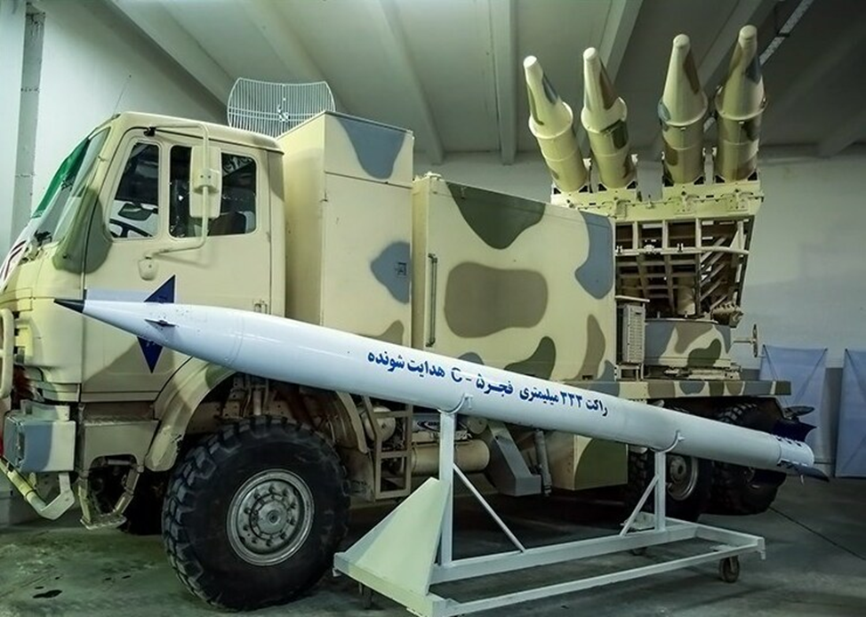 РСЗО «Фаджр-5C» с 333-мм ракетами