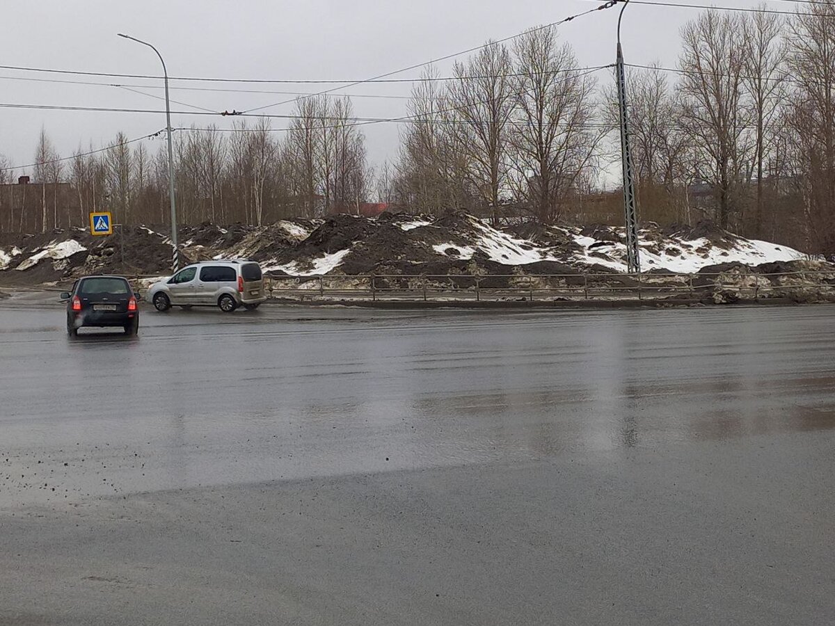    Петрозаводск выглядит неприглядно в преддверии весны: грязный снег, фекалии, лужиКсения Сорокина
