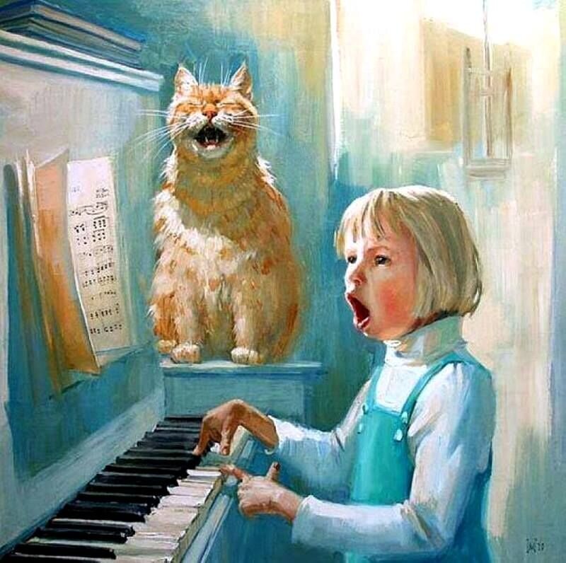 Мария Павлова, “Дуэт с котом”
