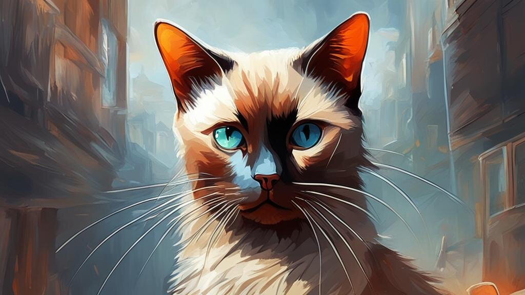Кошка. Изображение сгенерировано с помощью ИИ.