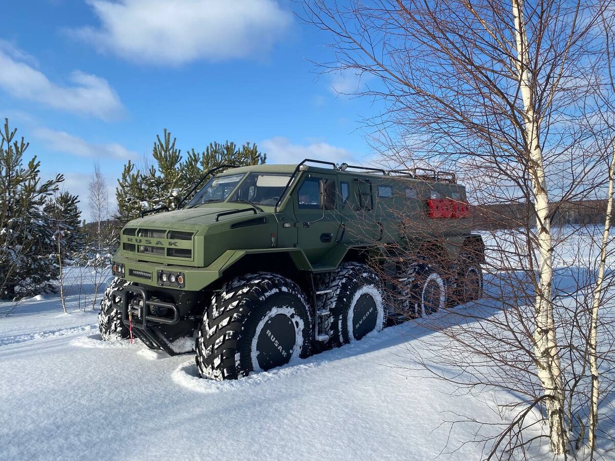 Вездеход Русак К-8, на котором сейчас испытывают пыльники 