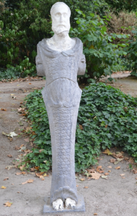 Term sculpture of Hermes by Laurent Delvaux, Brussels Park (Parc de Bruxelles), Brussels, Belgium
