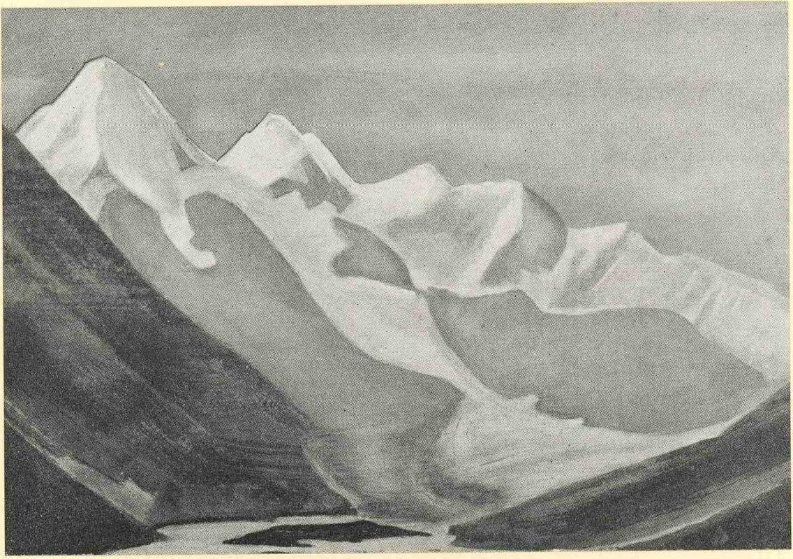 Белуха  "Белуха" - это картина Николая Рериха, которую он создал в 1903 году. На этой картине изображен легендарный горный хребет "Белуха" в Алтайских горах.