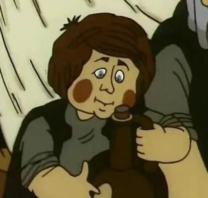 Мальчик из мультфильма "В синем море, в белой пене... "