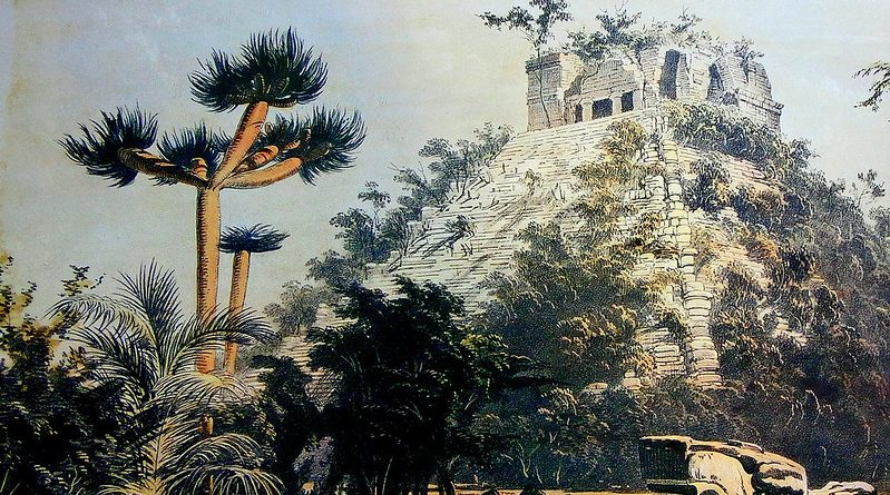 Фредерик Кезервуд. Зарисовки развалин цивилизации майя.