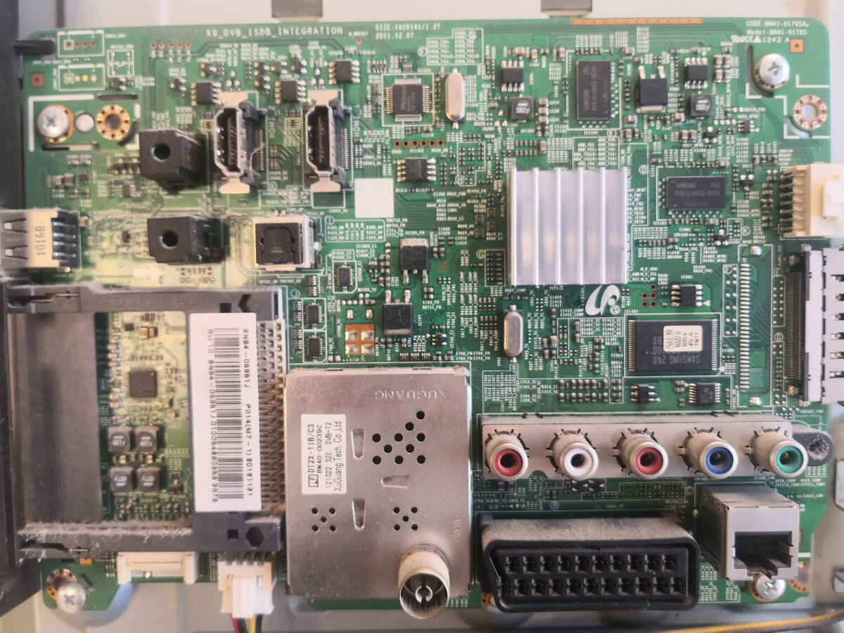 Телевизор Samsung UE32EH5000W тёмное изображение Ремонт | Лайфхаки по ...