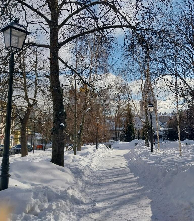 Храм Спаса на Песках. Из личного архива автора, февраль 2024 г.