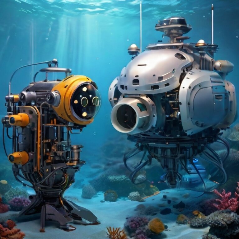 Глубоководные роботы.