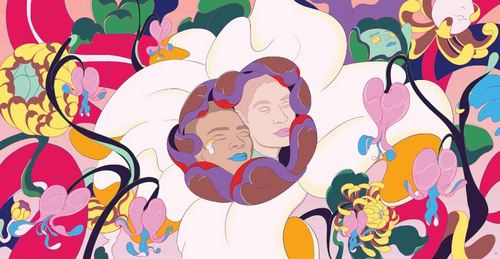 яркие разноцветные волосы. яркие смелые. девушка в яркой одежде. яркие эмоции. яркая одежда.