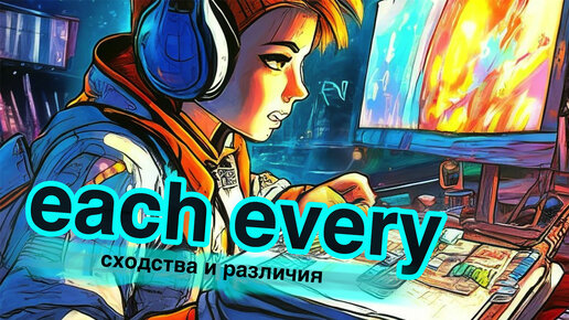 Сходства и различия между each и every