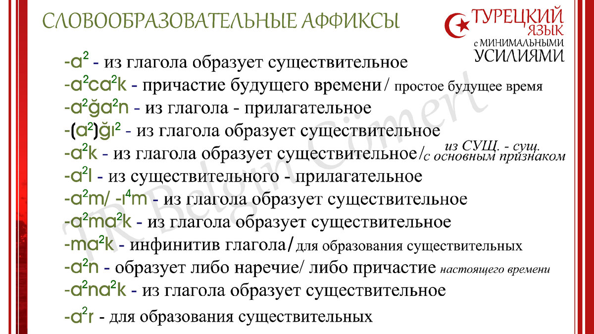 Турецкий язык. Как приобрести словарный запас... | TR Belgin Cömert | Дзен