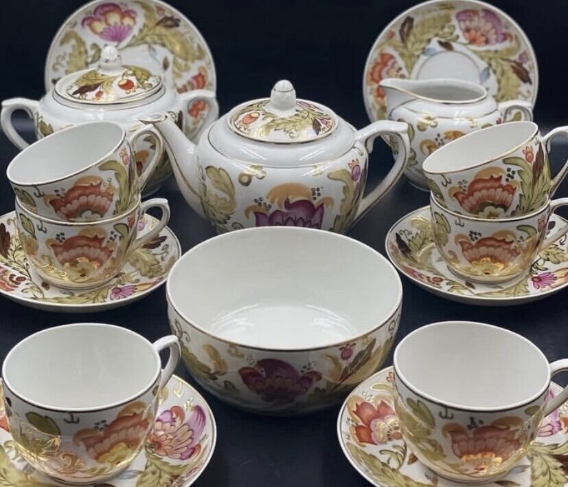 ДФ Вербилки, сервиз Маки, в центре капельник