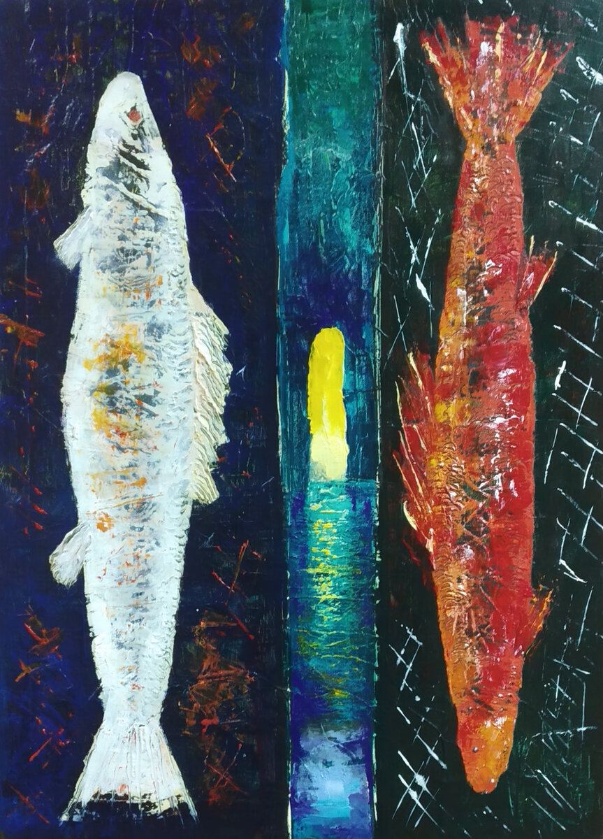 "Проход. Жертвование" х/м, 60х80см,2004г.