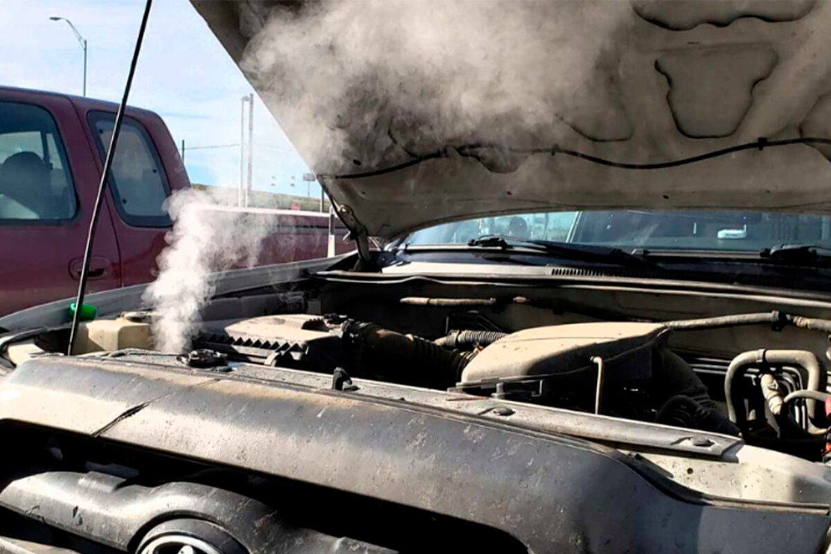 двигатель перегрелся