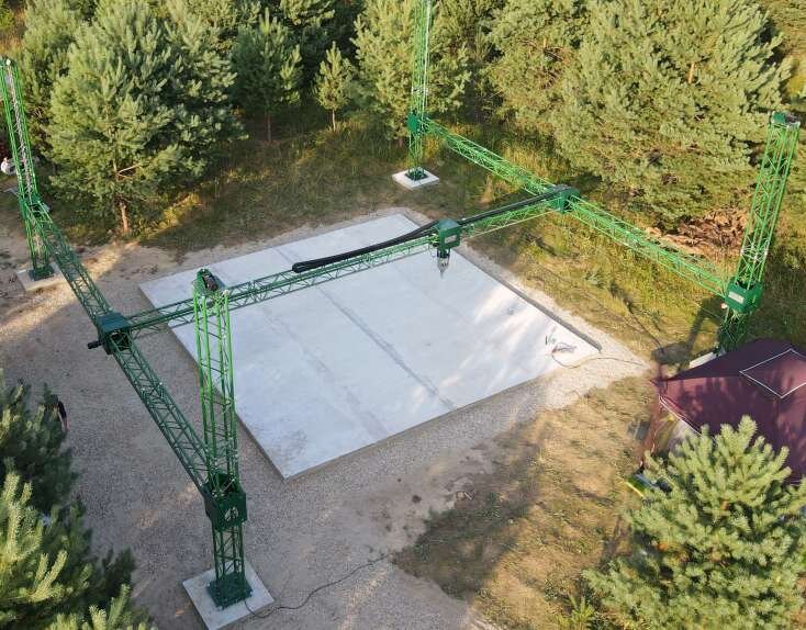 Принтер от "АМТ" на строительной площадке