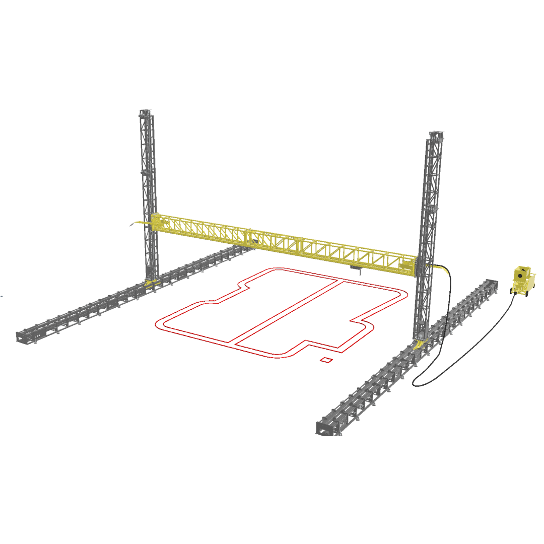 Внешний вид строительного 3D-принтера производства "Смартбилд"
