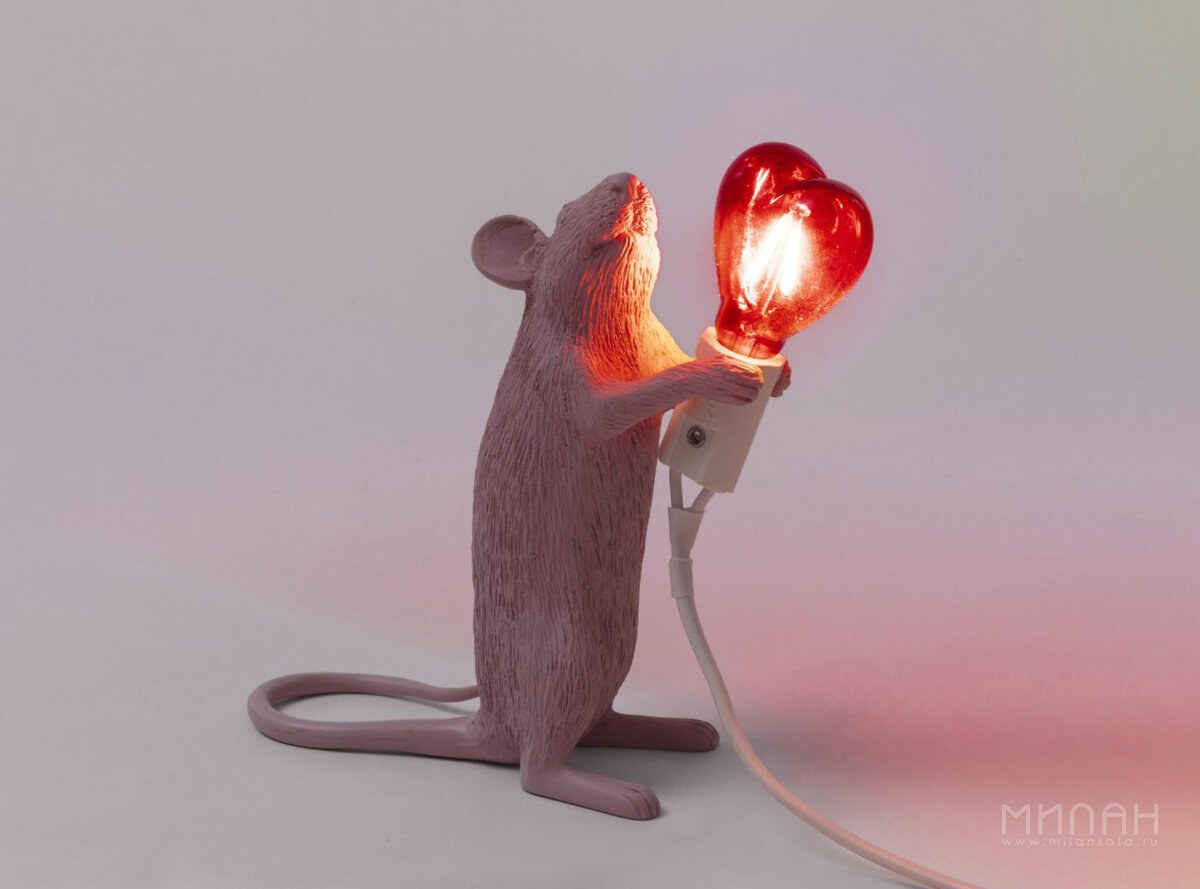 "Mouse Lamp Step Love USB" SELETTI & MARCANTONIO