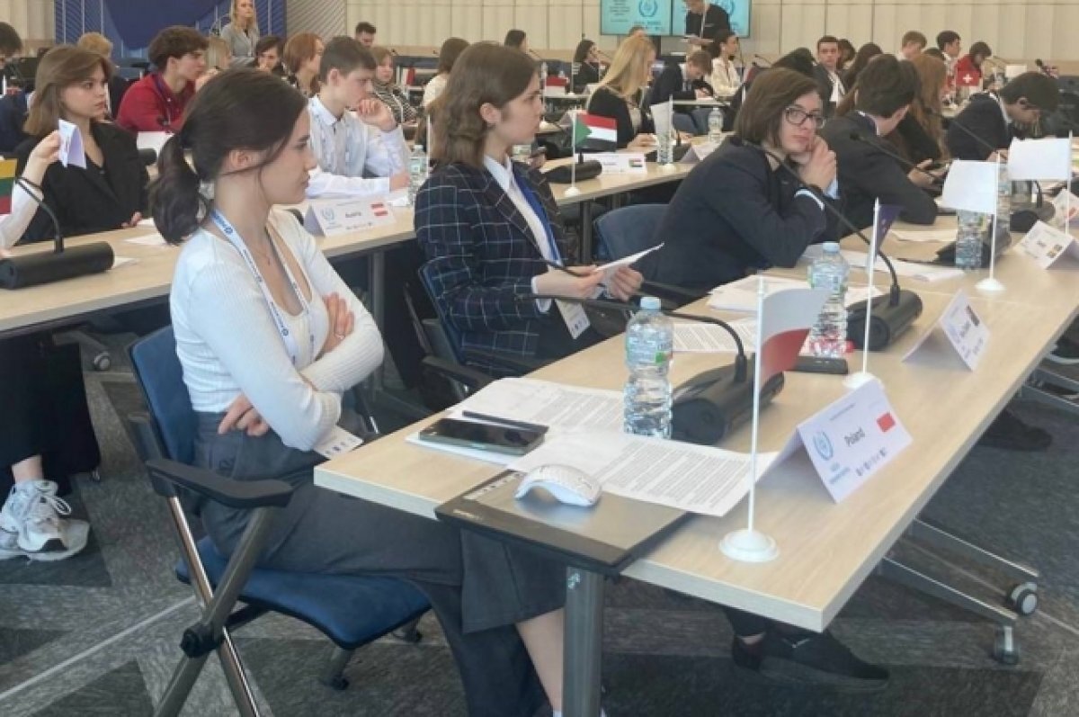    В Обнинске прошла деловая игра для школьников в стиле международного форума