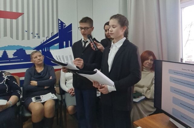    Дети защищали проекты в медиацентре АиФ. Фото: Из личного архива/ Наталья Штурбина