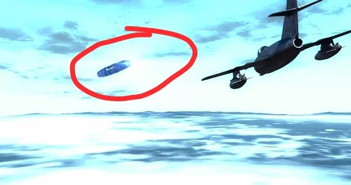 МиГ преследует сигарообразный объект в районе Капустина Яра.