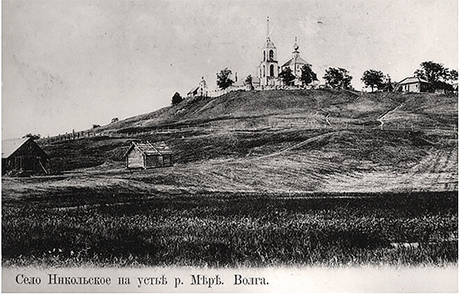 Старинный вид на храмовый комплекс. Фото из открытых источников.