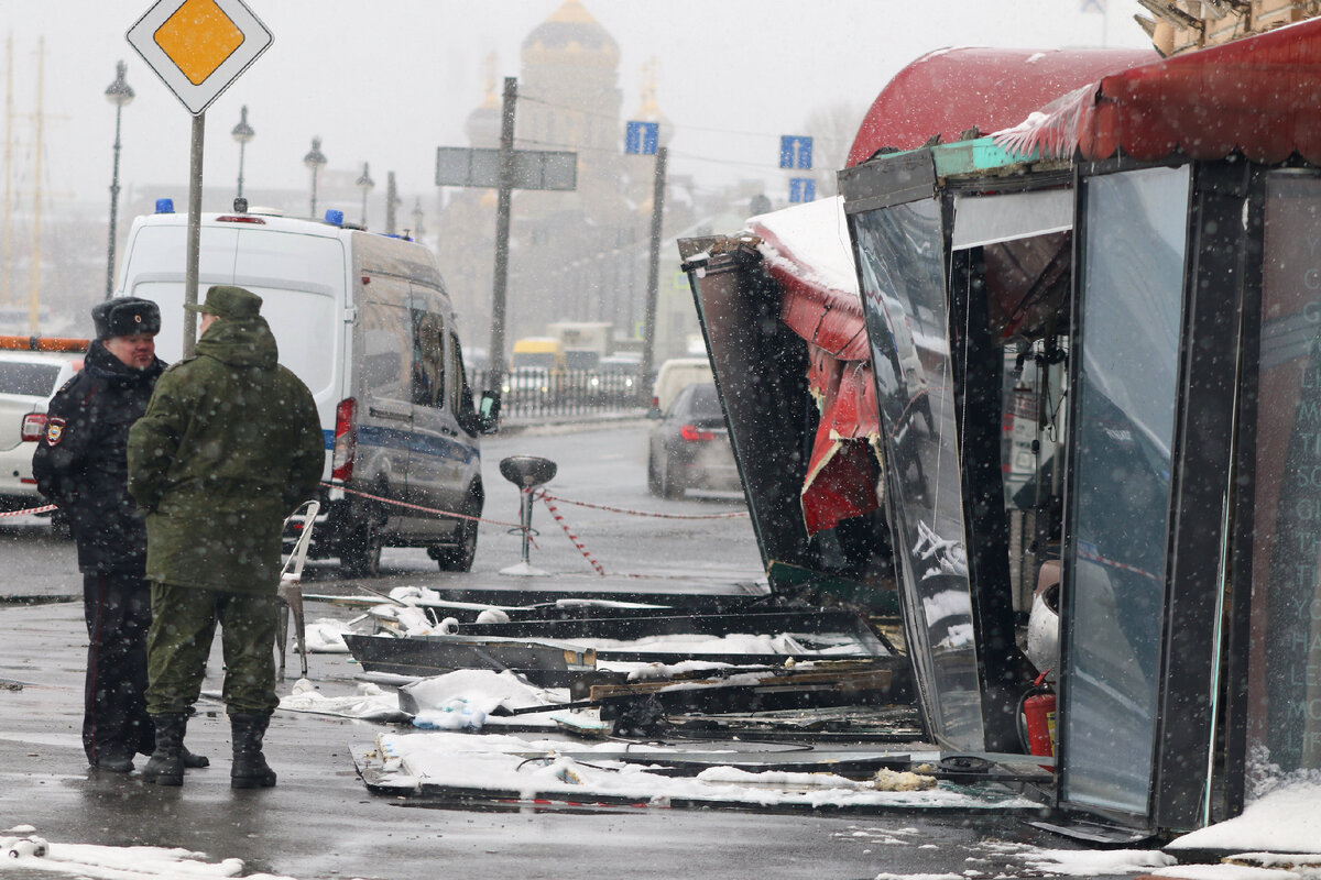 Теракт произошел в Санкт-Петербурге в апреле 2023 года. Фото: Maksim Konstantinov/Global Look Press