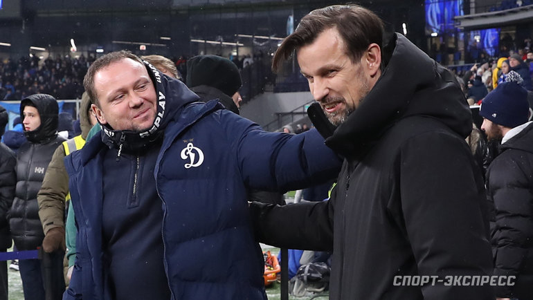    Марцел Личка и Сергей Семак.Александр Федоров