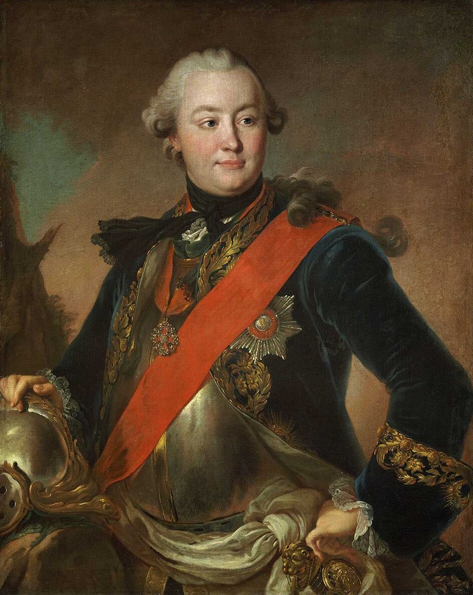 Художник Федор Рокотов, "Григорий Григорьевич Орлов в латах", 1763год.