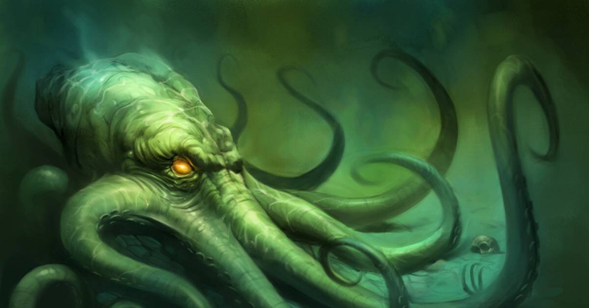 Кракен-легендарный морской монстр