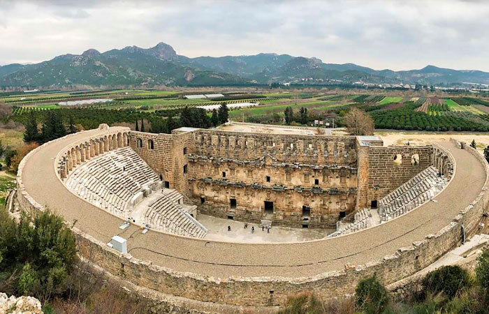 Аспендос - древний город в Анталии